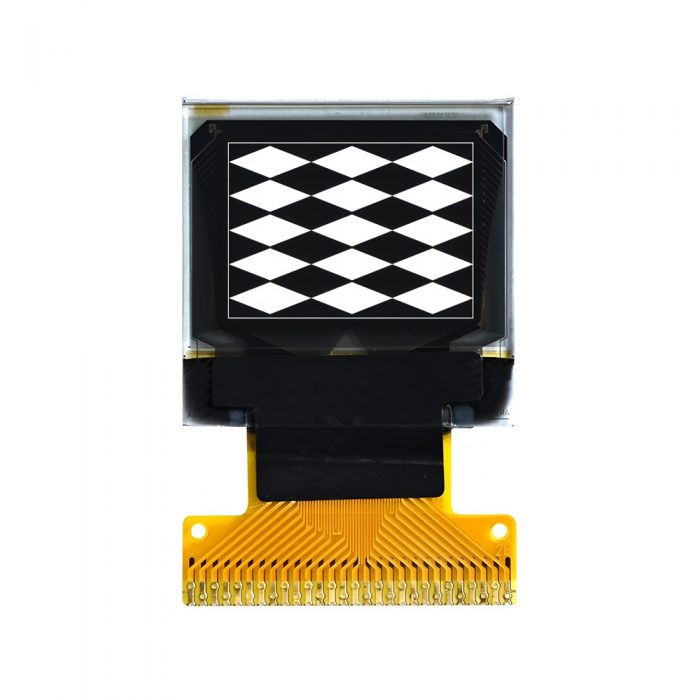 0.66 Inch White OLED Display, 64*48, SSD1315, 28Pin, SPI/IIC/I2C/8 bit Parallel Interface