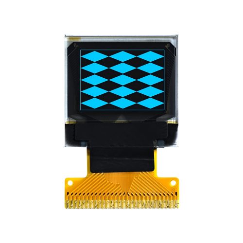 0.66 Inch Blue OLED Display, 64*48, SSD1306, 28Pin, SPI/IIC/I2C/8 bit Parallel Interface