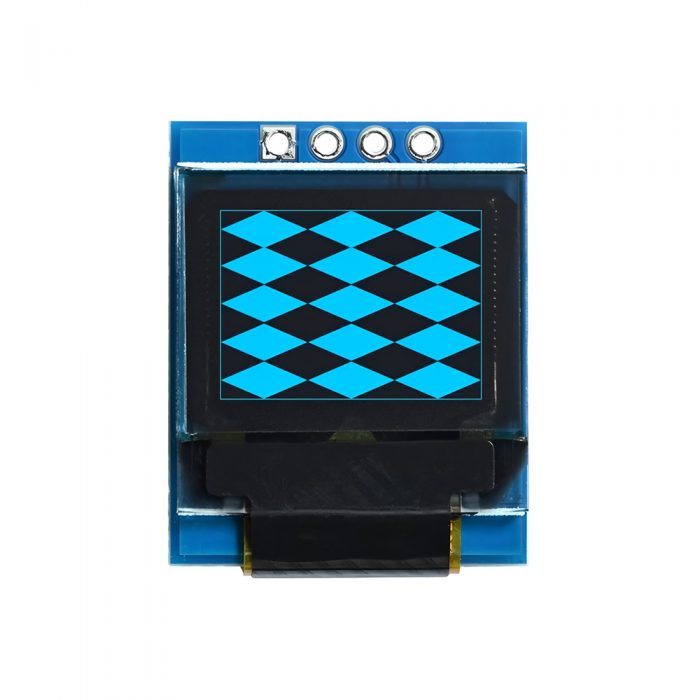 0.66 Inch Blue OLED Display Module, 64*48, SSD1306, 4Pin, IIC/I2C