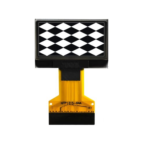 0.96 Inch White OLED Display, 128*64, SSD1315, Plug-in 30Pin, SPI/IIC/I2C Interface
