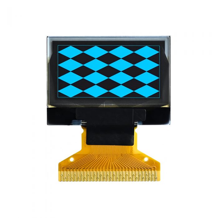0.96 Inch Blue OLED Display, 128*64, SSD1306, 30Pin, SPI/IIC/I2C/8 bit Parallel Interface