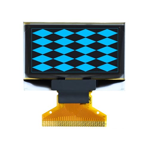 1.3 Inch Blue OLED Display, 128*64, SH1106, 30Pin, SPI/IIC/I2C/8 bit Parallel Interface, 12mm Lead Cable