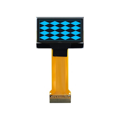 1.3 Inch Blue OLED Display, 128*64, SH1106, Plug-in 30Pin, SPI/IIC/I2C/8 bit Parallel Interface, 40mm Lead Cable