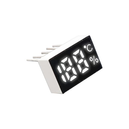 188 White 7 Segment LED Display for Power Charging, 5Pin, 15mm*8mm*5mm, ℃%