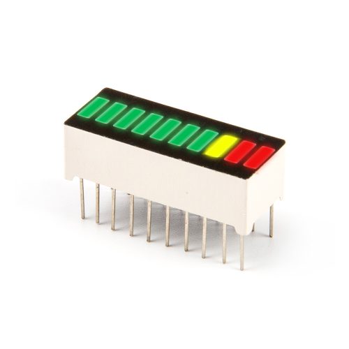 2R1Y7G 10 Segment LED Display, 20Pin, Common Anode, 25.1mm*10.1mm*7.9mm