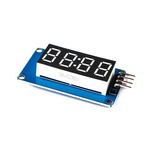 0.36 Inch Red 4-Digits 7 Segment LED Display for Clock, TM1637, 4Pin, 42mm*24mm