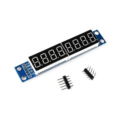 0.36 Inch MAX7219 Red 8-Digits 7 Segment LED Display, 5Pin, 82mm*15mm