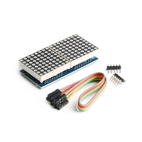 8*8 Red 2 in 1 MAX7219 LED Dot Matrix Display Module, 65mm*32mm*13mm