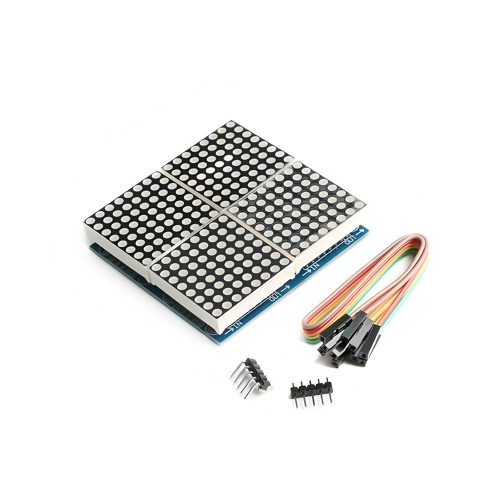 8*8 Red 4 in 1 MAX7219 LED Dot Matrix Display Module, 65mm*65mm*13mm