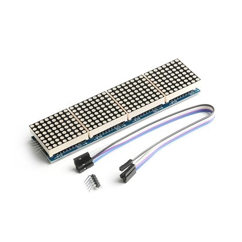 8*8 Red 4 in 1 MAX7219 LED Dot Matrix Display Module, 128mm*32mm*13mm
