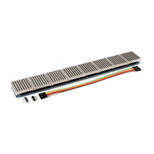 8*8 Red 8 in 1 MAX7219 LED Dot Matrix Display Module, 265mm*32mm*13mm