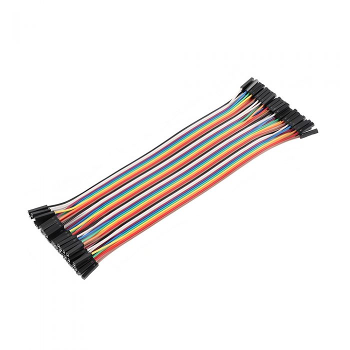 20CM FeMale to Female(F/F) 40 Pins Insulated Breadboard Jumper Wires