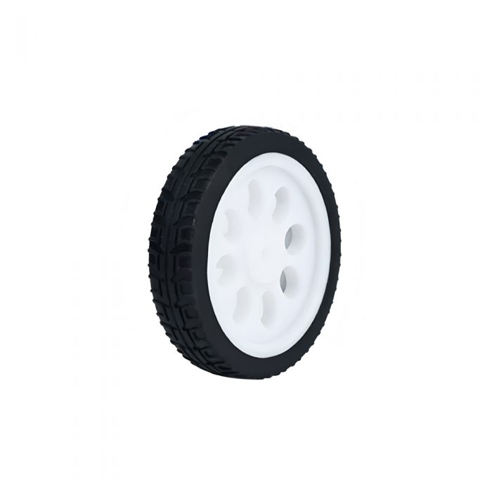 65mm Wheel for DIY Robot Car, 65mm*15mm, Lug Tire, Compatible with TT Motor