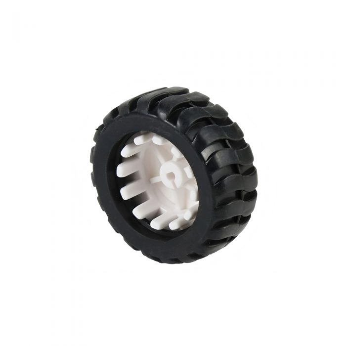 43mm Wheel for DIY Robot Car, 43mm*19mm, Lug Tire, Compatible with N20 Motor