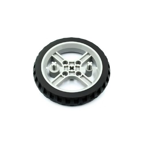 6514 Cross Shaft Narrow Wheel for DIY Robot Car, 65mm*14mm, Compatible with TT or N20 Motor