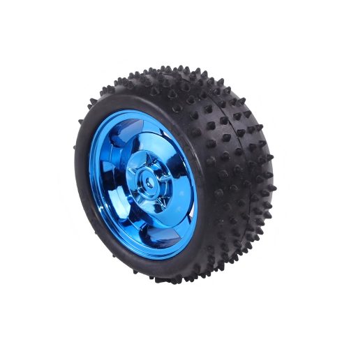85mm Wheel for DIY Robot Car, Compatible with 12mm Coupling, 85mm*38mm, Blue