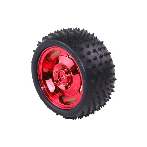 85mm Wheel for DIY Robot Car, Compatible with 12mm Coupling, 85mm*38mm, Red