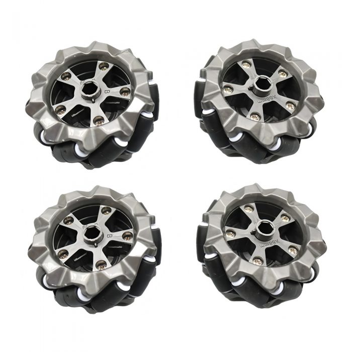 68mm/78mm Mecanum Wheel Compatible with 6.7mm Coupling, 4pcs/Set, Gray