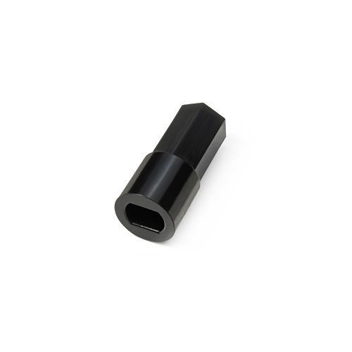6mm Couplings for Mecanum Wheel and TT Motor, Length 19mm, Black