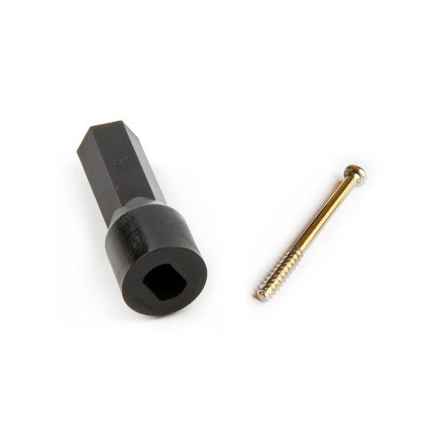 6.6mm Couplings for Mecanum Wheel and TT Motor, Length 25.8mm, Screw M2.5mm*27mm, Black