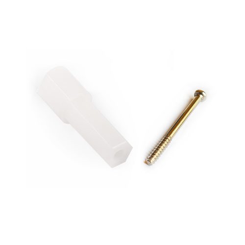 6.7mm Couplings for Mecanum Wheel and TT Motor, Length 27mm, Screw M2.5mm*27mm, White