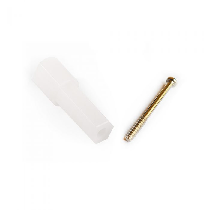 6.7mm Couplings for Mecanum Wheel and TT Motor, Length 27mm, Screw M2.5mm*27mm, White