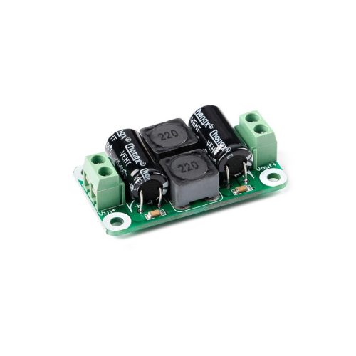 DC Power Filter Class D Amplifier Noise Suppression Board for Power EMI Suppression, 0-25V, 4A