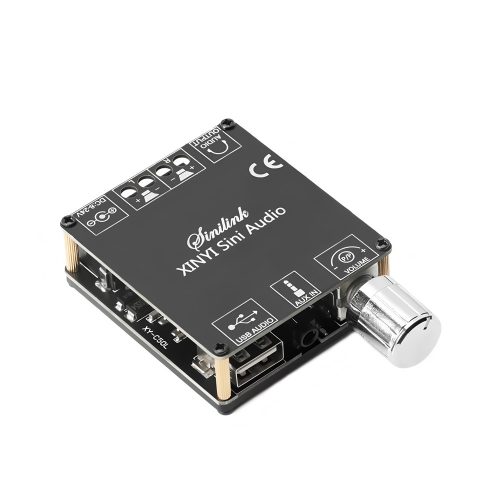 XY-C50L 5-24V 2*50W Dual Channel 360° Stepless Tone Adjustment Bluetooth 5.0 Audio Power Amplifier Board