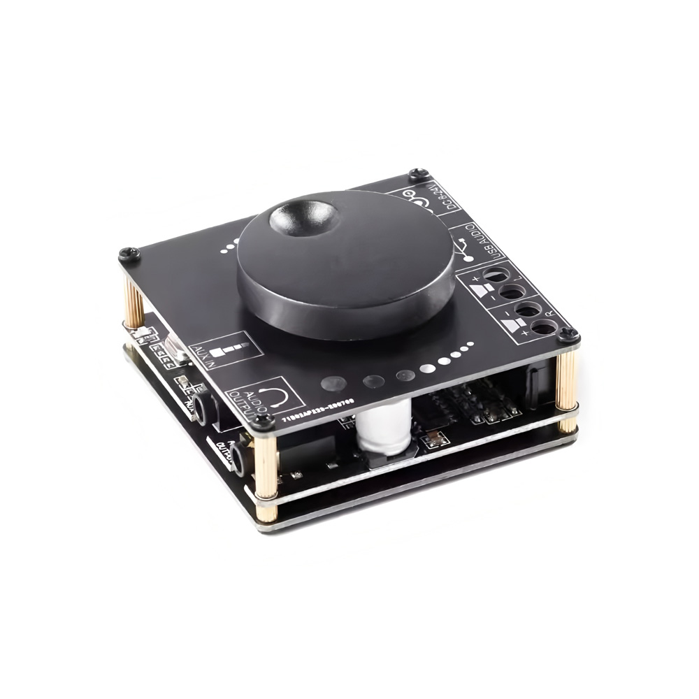 XY-AP50L 5-24V 2*50W Dual Channel 360° Stepless Tone Adjustment Bluetooth 5.0 Audio Power Amplifier Board