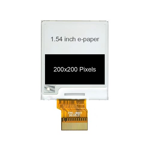 1.54 Inch e-Ink Paper Display, 200*200, Black +White, SSD1681, SPI Interface, Plug-in 24Pin