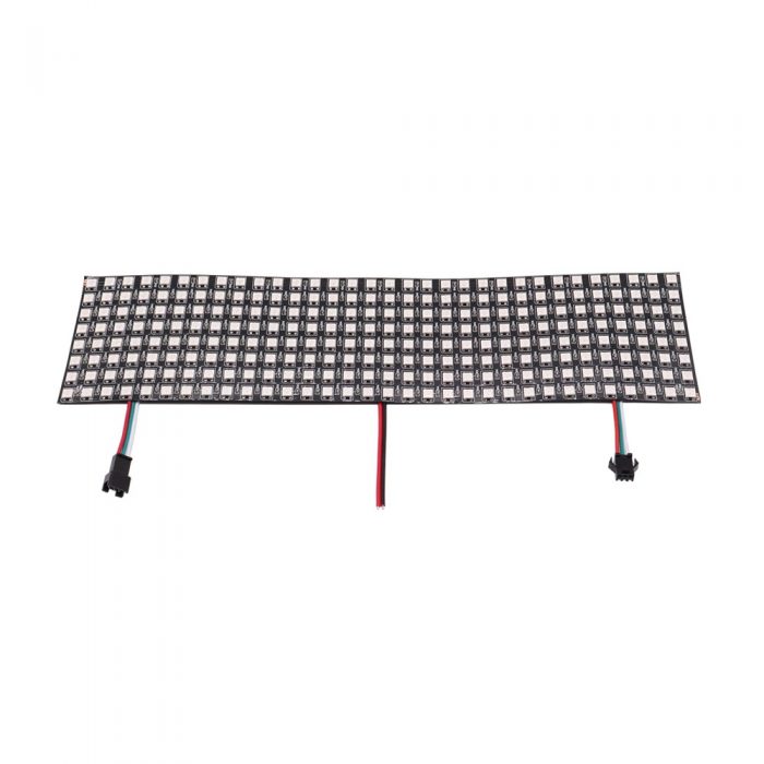 WS2812B 8*32 Flexible SMD RGB LED Matrix Display, 5V