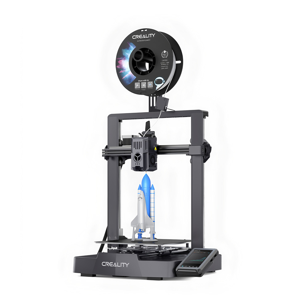 Creality Ender-3 V3 KE 3D Printer, Build Volume 220*220*240mm, Max Print Speed 500mm/s, Suppot PLA/PETG/TPU(95A)/ABS/ASA
