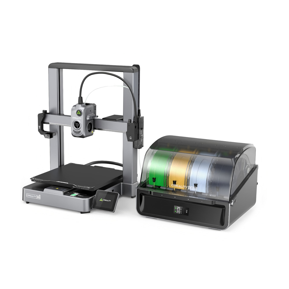 Creality Hi Combo 3D Printer, Build Volume 260*260*300mm, Max Print Speed 500mm/s, Suppot Hyper-PLA/PLA/PETG/ABS/PLA-CF