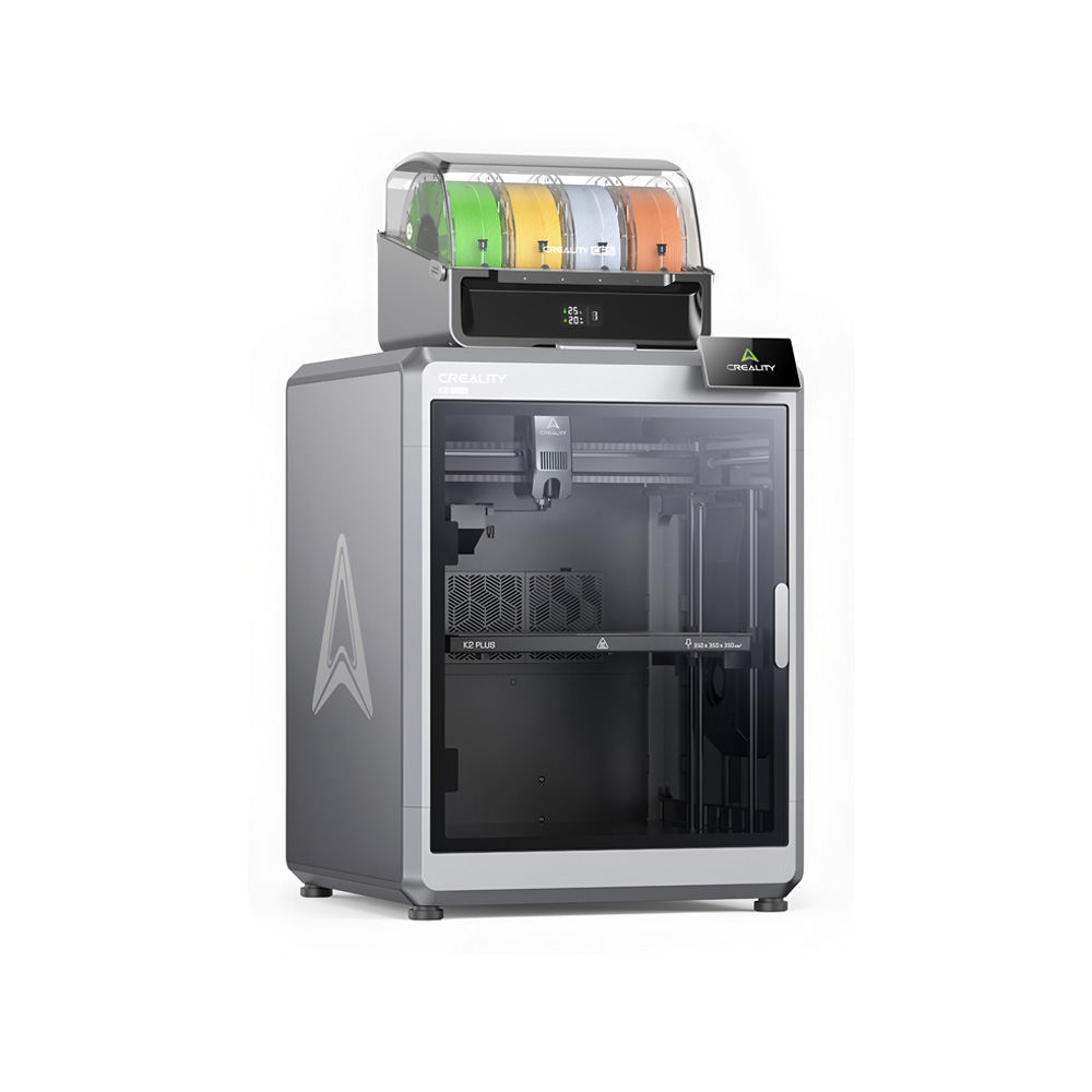 Creality K2 Plus Combo 3D Printer, Build Volume 350*350*350mm, Max Print Speed 600mm/s, Suppot PLA/ABS/PETG/PA-CF/PLA-CF/PET/ASA/PPA-CF