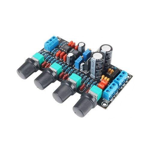 NE5532 AC12V Power Amplifier Tone - control Board, Dual Power Supplies & Stereo