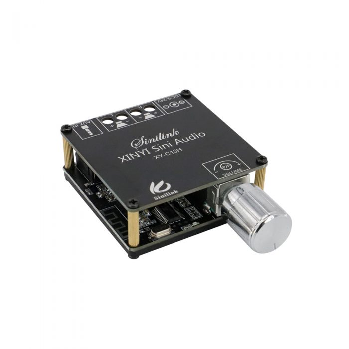 XY-C15H DC9-24V 2*20W Dual Channel 360° Stepless Tone Adjustment Bluetooth 5.0 Audio Power Amplifier Board