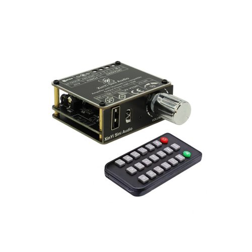XY-Y15H DC9-24V 2*15W Dual Channel 360° Stepless Tone Adjustment Bluetooth 5.1 Audio Power Amplifier Board with Remote Controller
