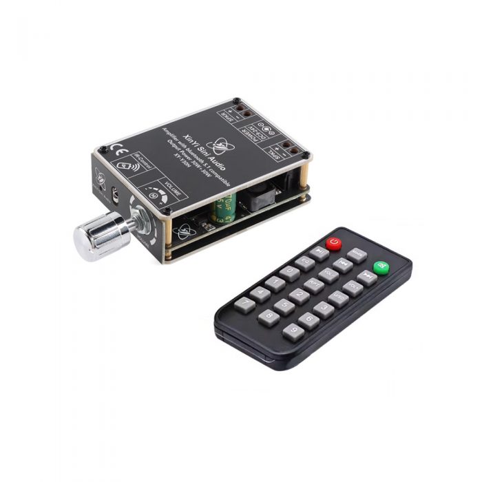 XY-Y30H TPA3118D2 DC9-24V 2*30W Dual Channel 360° Stepless Tone Adjustment Bluetooth 5.1 Audio Power Amplifier Board with Remote Controller