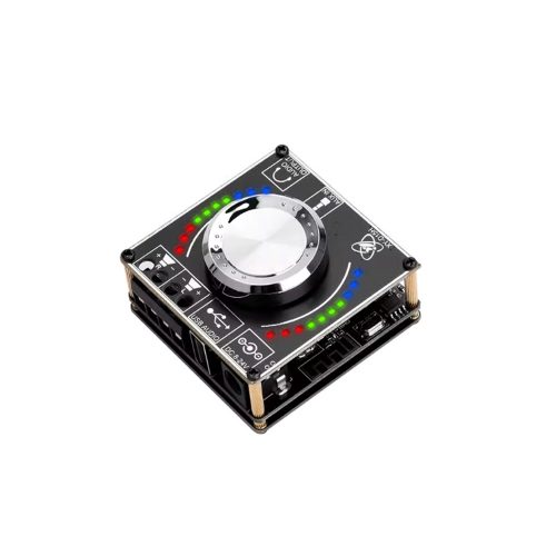 XY-D15H DC8-24V 10W/15W/20W Stereo Bluetooth 5.1 Audio Power Amplifier Board with Cool-looking Rhythmic Lights