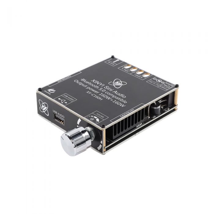 XY-C160H TDA7498E DC12-38V 2*160W 360° Stepless Tone Adjustment Stereo Bluetooth 5.0 Audio Power Amplifier Board