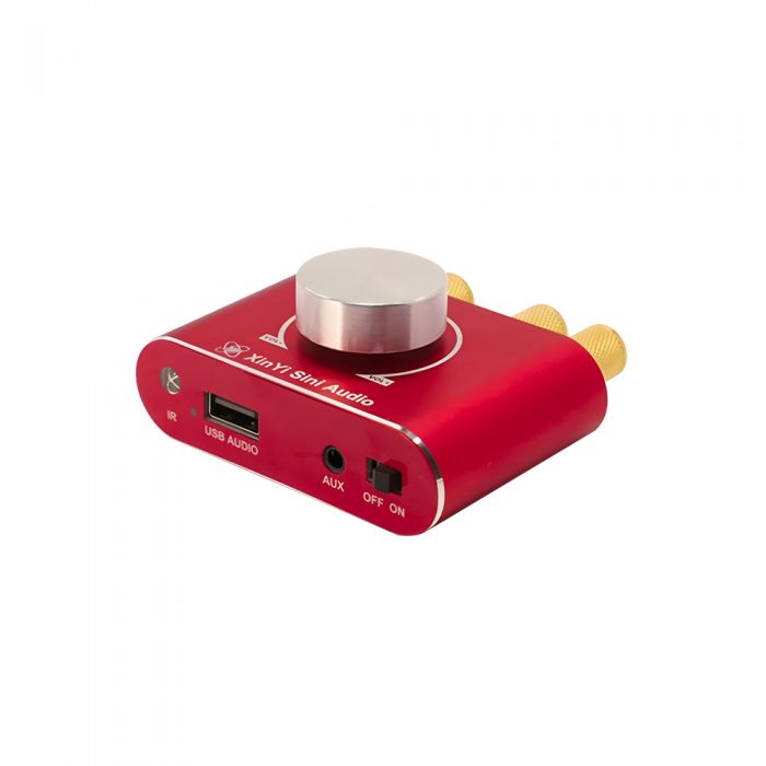 XY-X15H DC9-24V 2*15W Stereo Bluetooth 5.1 Audio Power Amplifier Board, Red