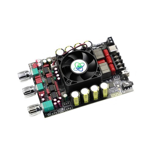 XY-T220H TPA3251D2 DC12-36V 2*220W 360° Stepless Tone Adjustment Stereo Bluetooth 5.2 Audio Power Amplifier Board