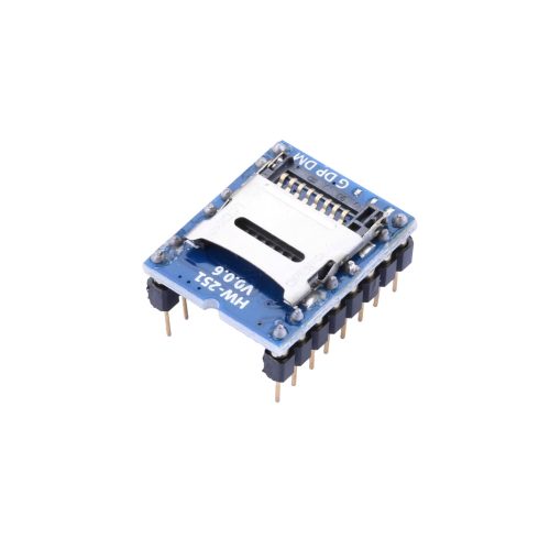 WTV020-SD-16P DC2.6-3.6V Mini MP3 Player with TF Jack