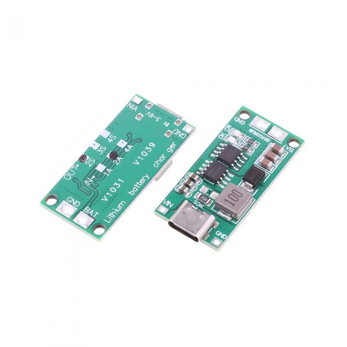 2 Cells 8.4V DC-DC Battery Charging Boost Converter Module, Type-C, Input 3-6V, Output 8.4V/1.1A