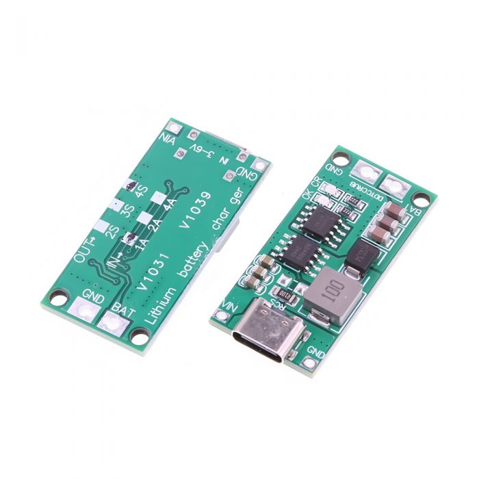4 Cells 16.8V DC-DC Battery Charging Boost Converter Module, Type-C, Input 3-6V, Output 16.8V/0.28A