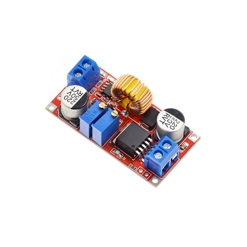 XL4015 Adjustable DC-DC Step Down Buck Voltage Converter Module, Input DC4-38V, Output DC1.25-36V, 5A, Red Board
