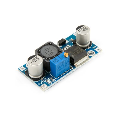 LM2596 DC3.2-40V to DC1.25-35V Adjustable DC-DC Step Down Buck Voltage Converter Module, 3A, With SMD LED