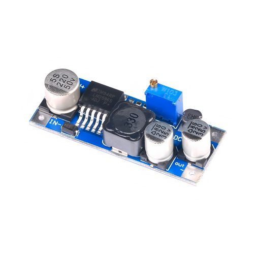 LM2596 DC3-40V to DC1.5-35V Adjustable DC-DC Step Down Buck Voltage Converter Module, 3A, Low Ripple