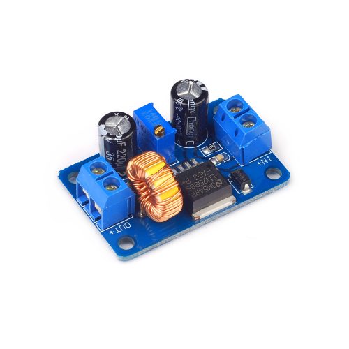 LM2596 DC4.5-30V to DC1.25-26V Adjustable DC-DC Step Down Buck Voltage Converter Module, 3A
