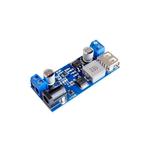 XY-3606 DC-DC Step Down Buck Voltage Converter Module, USB Interface, Input DC9-36V, Output DC5V/5A